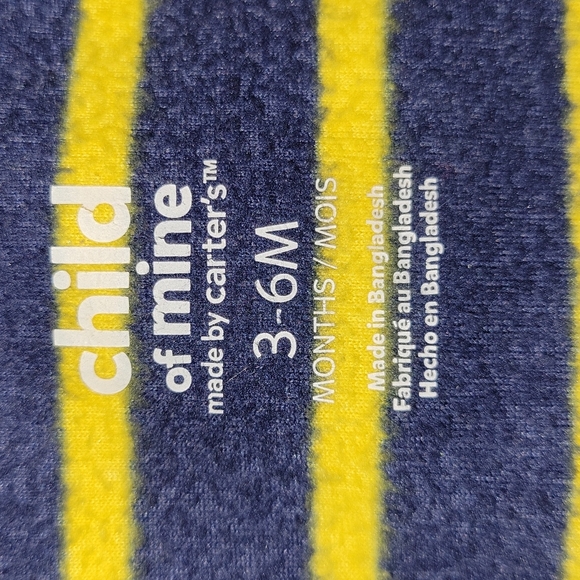 5/$25 Carter's "MOMMY'S ROOKIE" Footies Size 3-6m - Picture 4 of 6